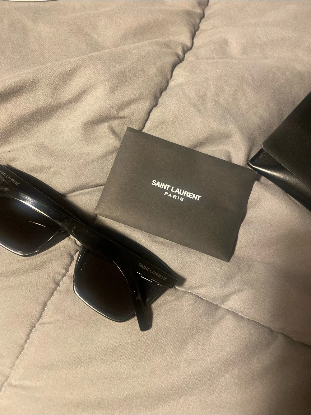 Saint Laurent Black Square Sunglasses